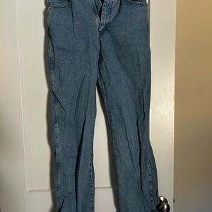 Wrangler Women's Straight Leg Blue Jeans